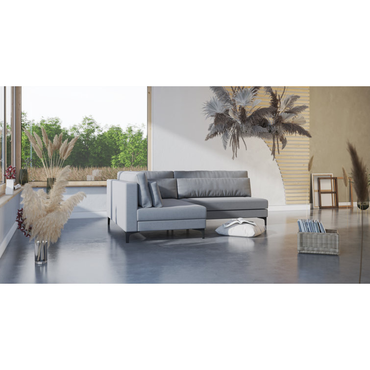 Corner sofa online metal legs